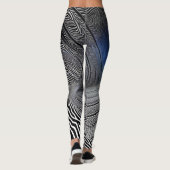 Leggings Illusion optique d'impression Zebra, (Dos)