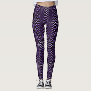Leggings Illusions des gens pourpres....