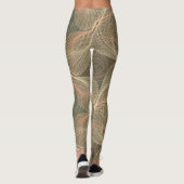 Leggings Illusions optiques : Intrigue géométrique (Dos)