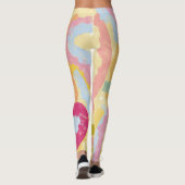 Leggings Illustration abstraite de la danse Badja du Cap-Ve (Dos)
