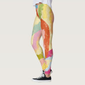 Leggings Illustration abstraite de la danse Badja du Cap-Ve (Gauche)