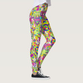 Leggings Illustration aquarelle, Motif de retournement (Droite)