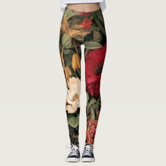 Leggings Illustration botanique vintage