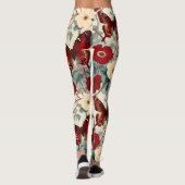 Leggings Illustration Botanique Vintage (Dos)