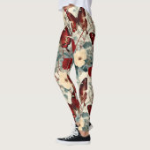 Leggings Illustration Botanique Vintage (Gauche)