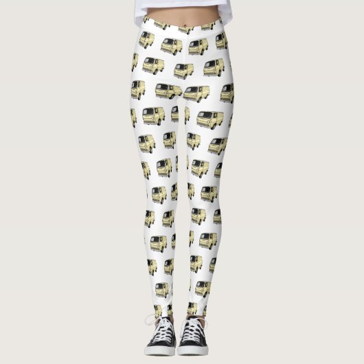 Leggings Illustration classique de van (Devant)