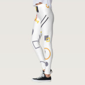 Leggings Illustration cool, unique, tendance, abstraite urb (Gauche)