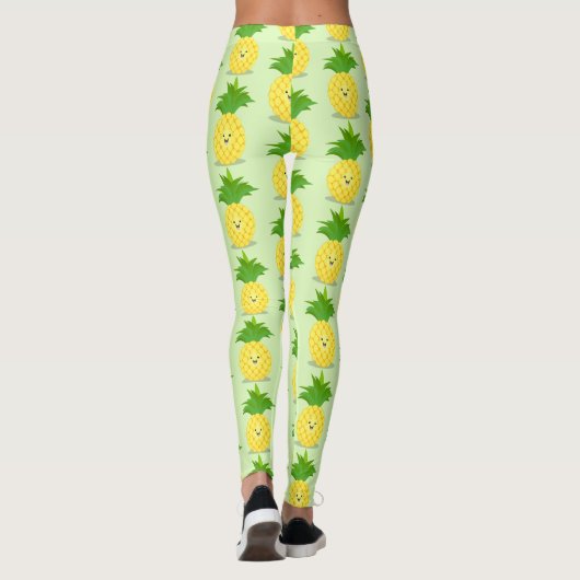Leggings Illustration d'ananas mignon (Dos)