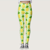 Leggings Illustration d'ananas mignon (Devant)