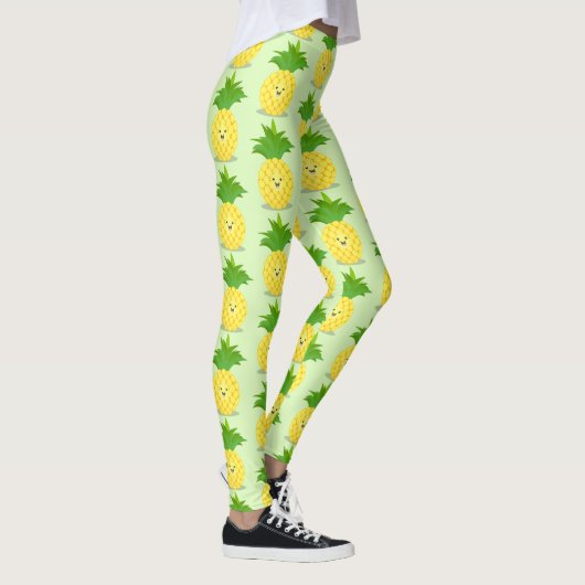 Leggings Illustration d'ananas mignon (Droite)