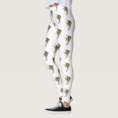 Leggings Illustration d'angelfish (Gauche)