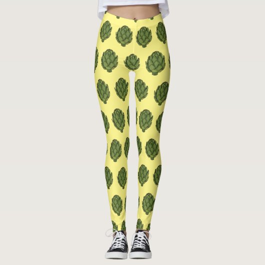 Leggings Illustration d'artiste (Devant)