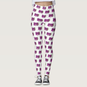 Leggings Illustration d'aubergine