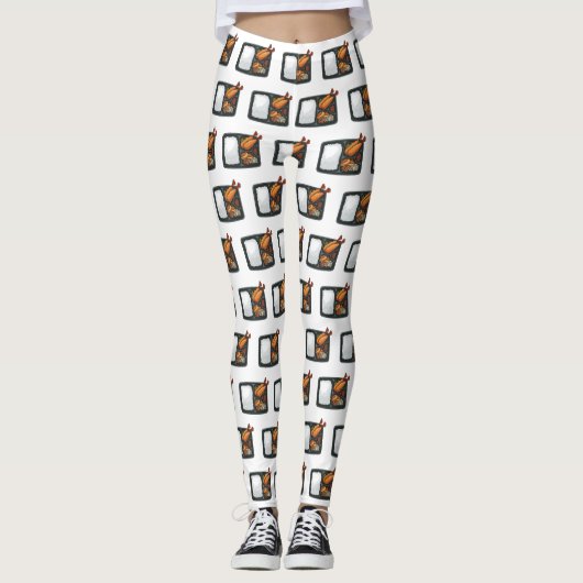 Leggings Illustration de Bento (Devant)