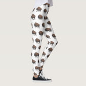Leggings Illustration de bison (Droite)
