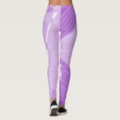 Leggings Illustration de Bohemian Chintz Pastel Lilac (Dos)