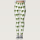 Leggings Illustration de Bok choy (Devant)