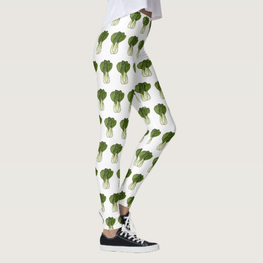 Leggings Illustration de Bok choy (Droite)