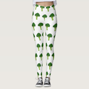 Leggings Illustration de Broccoli