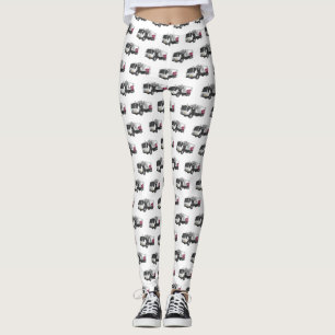 Leggings Illustration de camion à ordures