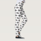 Leggings Illustration de camion à ordures (Droite)