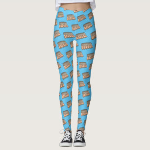 Leggings Illustration de carton d'oeufs