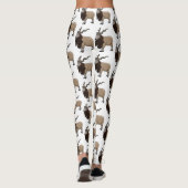 Leggings Illustration de chèvre de Markhor (Dos)