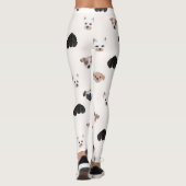 Leggings Illustration de Chiens De Chien De Chien De Chien  (Dos)