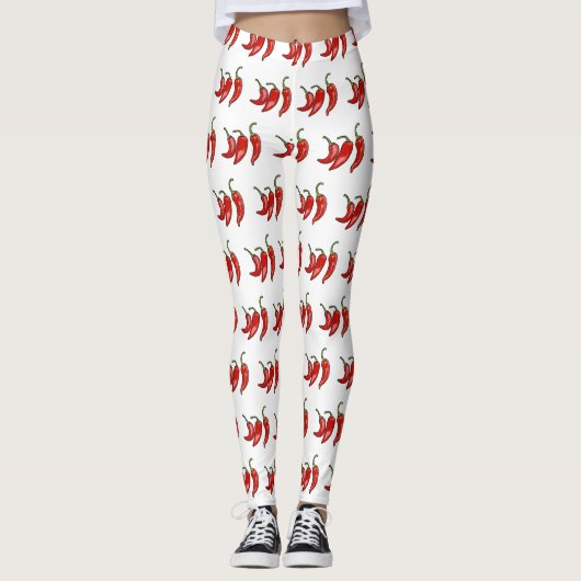 Leggings Illustration de chili (Devant)