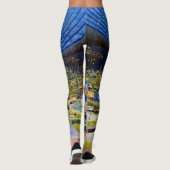 Leggings Illustration de colonie de l'espace/art (Dos)