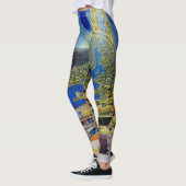 Leggings Illustration de colonie de l'espace/art (Gauche)