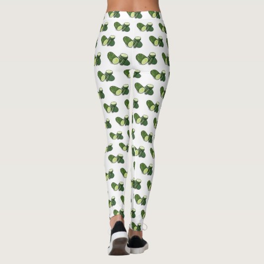 Leggings Illustration de combre (Dos)