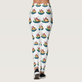 Leggings Illustration de crème glacée (Dos)