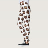 Leggings Illustration de Cupcake (Gauche)