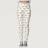 Leggings Illustration de dessin animé Bugle (Devant)