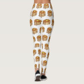 Leggings Illustration de dessin animé de Pancake (Dos)
