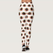 Leggings illustration de dessin animé de pudding de Noël (Dos)