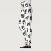 Leggings Illustration de dessin animé Mandrill (Gauche)