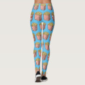 Leggings Illustration de dessin animé Popcorn (Dos)