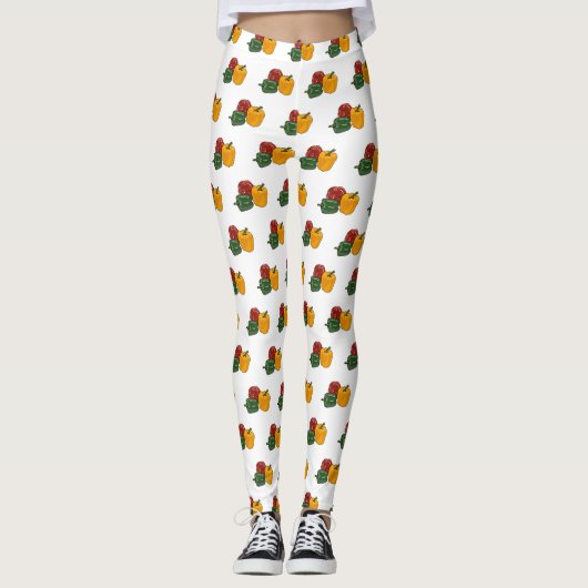Leggings Illustration de dessin de Capsicum (Devant)