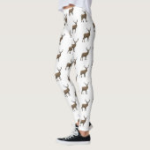 Leggings Illustration de dessin sur le cerf (Gauche)