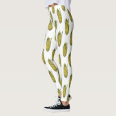 Leggings Illustration de dessin sur le maïs (Gauche)