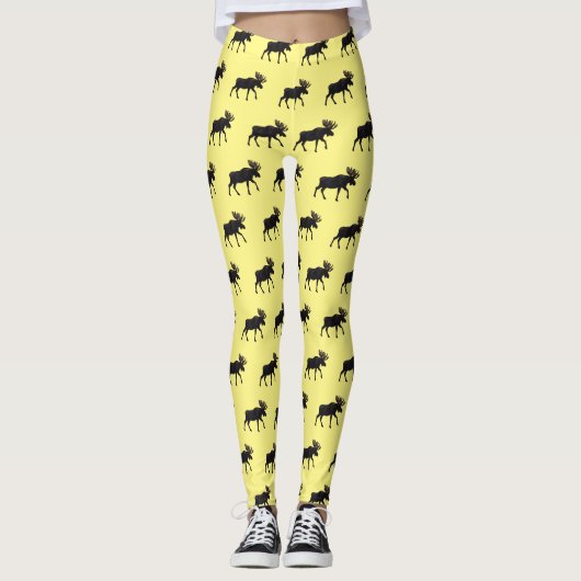 Leggings Illustration de dessin sur l'orignal (Devant)