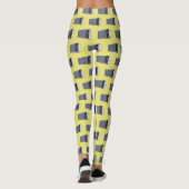 Leggings Illustration de dessin sur micro-ondes (Dos)