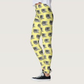 Leggings Illustration de dessin sur ordinateur (Gauche)