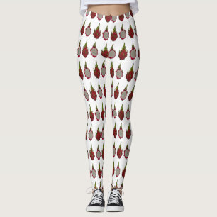Leggings Illustration de dragon fruit
