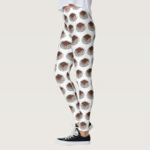 Leggings Illustration de gâteau de Tiramisu (Gauche)