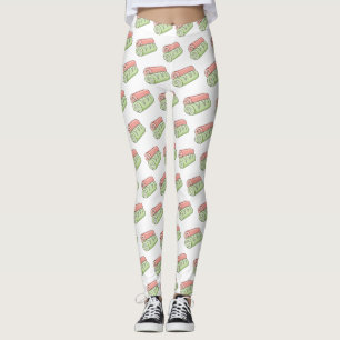 Leggings Illustration de gâteau suisse roll / roll