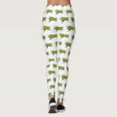 Leggings Illustration de haricots verts (Dos)
