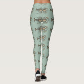 Leggings Illustration de homard, fruits de mer du Maine (Dos)
